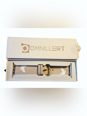 Apple iWatch Band Tan with Horse Print BNIB